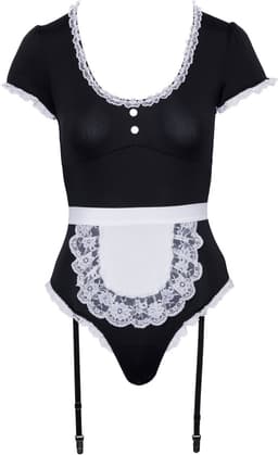 Cottelli Costumes - Serveerster Kostuum - Zwart — thumbnail 4