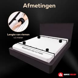 Quick Relief Bed Bondage Restraints™ - SM - Verstelbaar en Comfortabel - BDSM — thumbnail 2