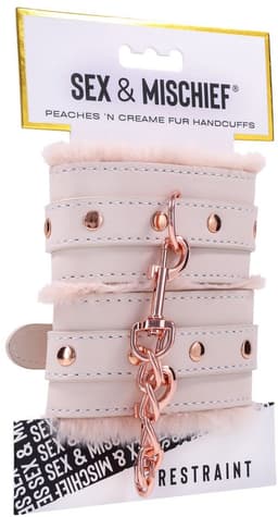 Sportsheets – S&M Peaches ‘n CreaMe Bont Handboeien – Cream — thumbnail 14