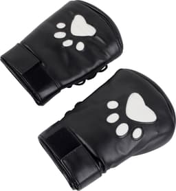 Banoch - Perrito Mittones - dog paws mittens bondage - PU Leer - Wit Voetje - puppy play — thumbnail 4