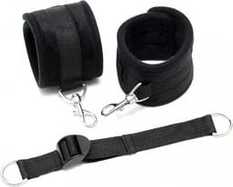 Bondage Play - soft bondage voetboeien met spreidband — thumbnail 3