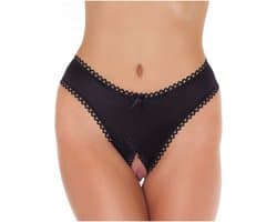 Amorable - Sexy Lingerie - Open Kruis - Zwart - Erotisch