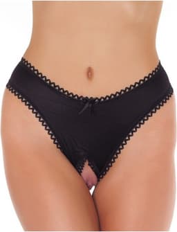 Amorable - Sexy Lingerie - Open Kruis - Zwart - Erotisch — thumbnail 1