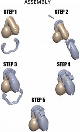 The Vice - Kuisheidskooi - Peniskooi - Chastity Cage - Transparant - Mini — thumbnail 3