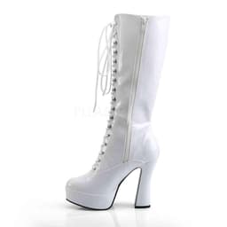 Pleaser - ELECTRA-2020 Kniehoge laarzen - US 12 - 42 Shoes - Wit — thumbnail 3