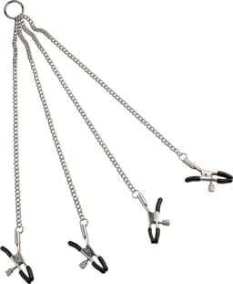 Banoch - Pinces de W. - Ketting Tepelklemmen & Schaamlippenklemmen - Verstelbaar - schaamlip klemmen — thumbnail 5