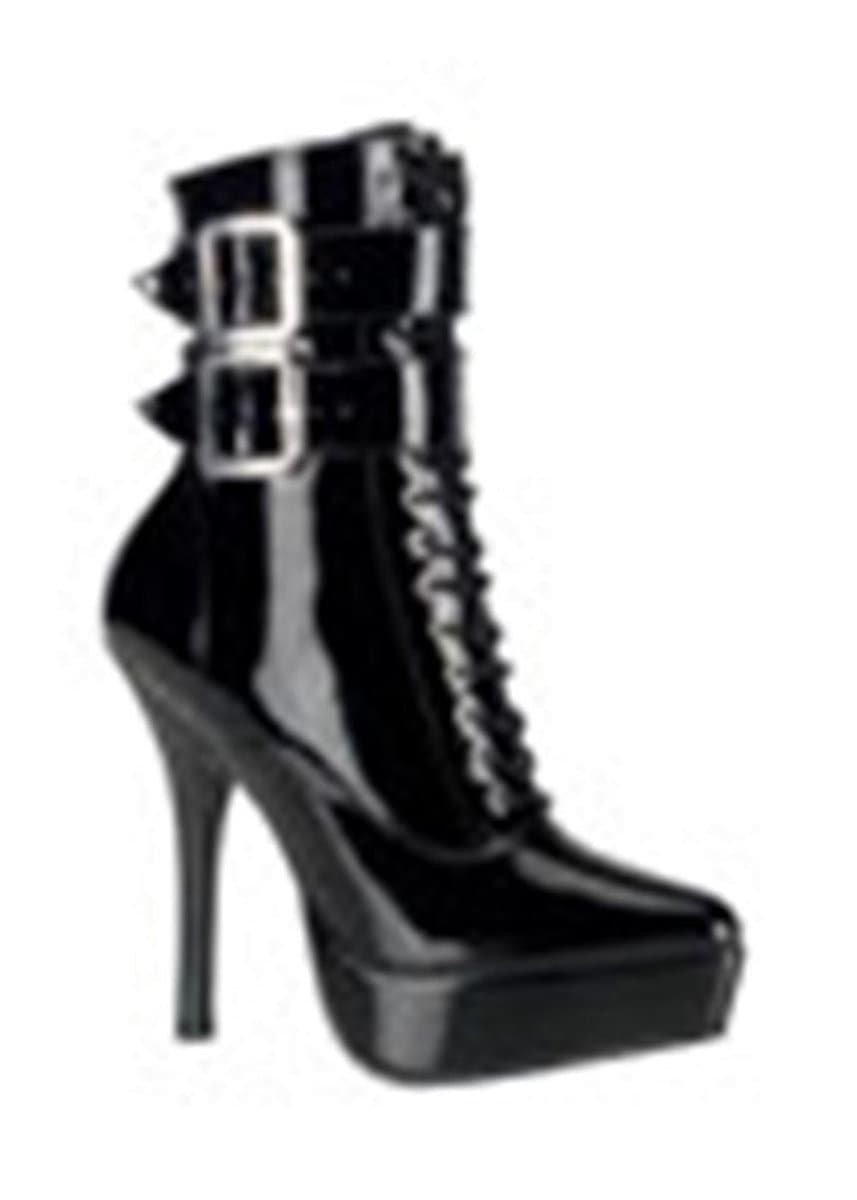 Pleaser - INDULGE-1026 Enkellaars - US 15 - 46 Shoes - Zwart — afbeelding 1