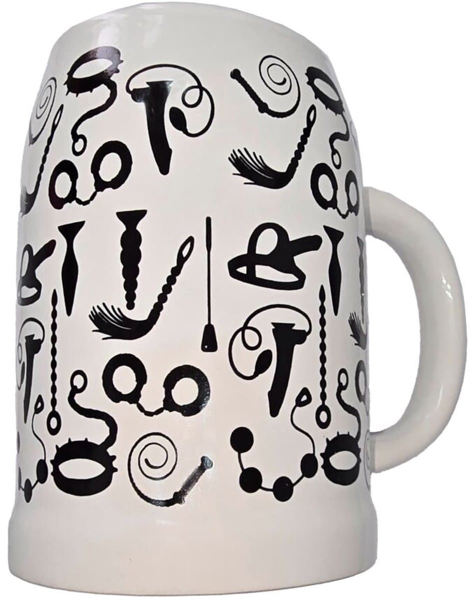 Sado Beer Pitcher Keramische Mok — afbeelding 1
