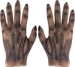 Handschoenen realistische griezelige spookhandschoenen zombie handschoenen accessoires — thumbnail 1