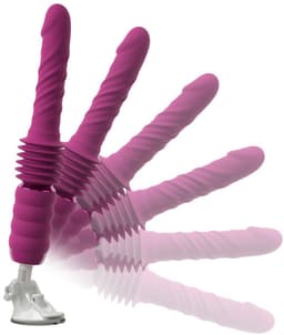 Stotende, Roterende, Vibrerende Neukmachine - Sexmachine Met Roterende Eikel - Stootfunctie en Vibraties — thumbnail 2