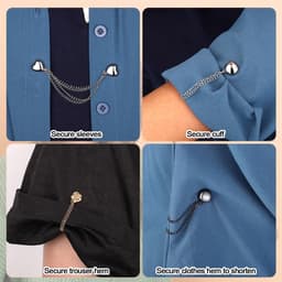 6st Magnetische Kledingspelden, Multifunctionele Sterke Magneetspeld voor Het Bevestigen van de Zoom van Kleding Lange Broekspijpen Mouwen van Shirts(Hartstijl) — thumbnail 5