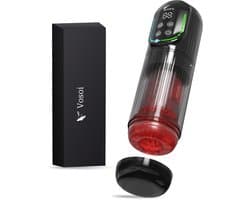 Vosoi Masturbator voor Man met AI App - Pocket Pussy met Zuigmodus - Sex Toys voor mannen- Blowjob Simulator - 343 Standen - Automatische Mastubator