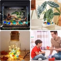 Set of 20 glasses ks - 16mm/25mm/30mm - Lights up in the dark - With drawstring pocket - ShopVlot — thumbnail 5