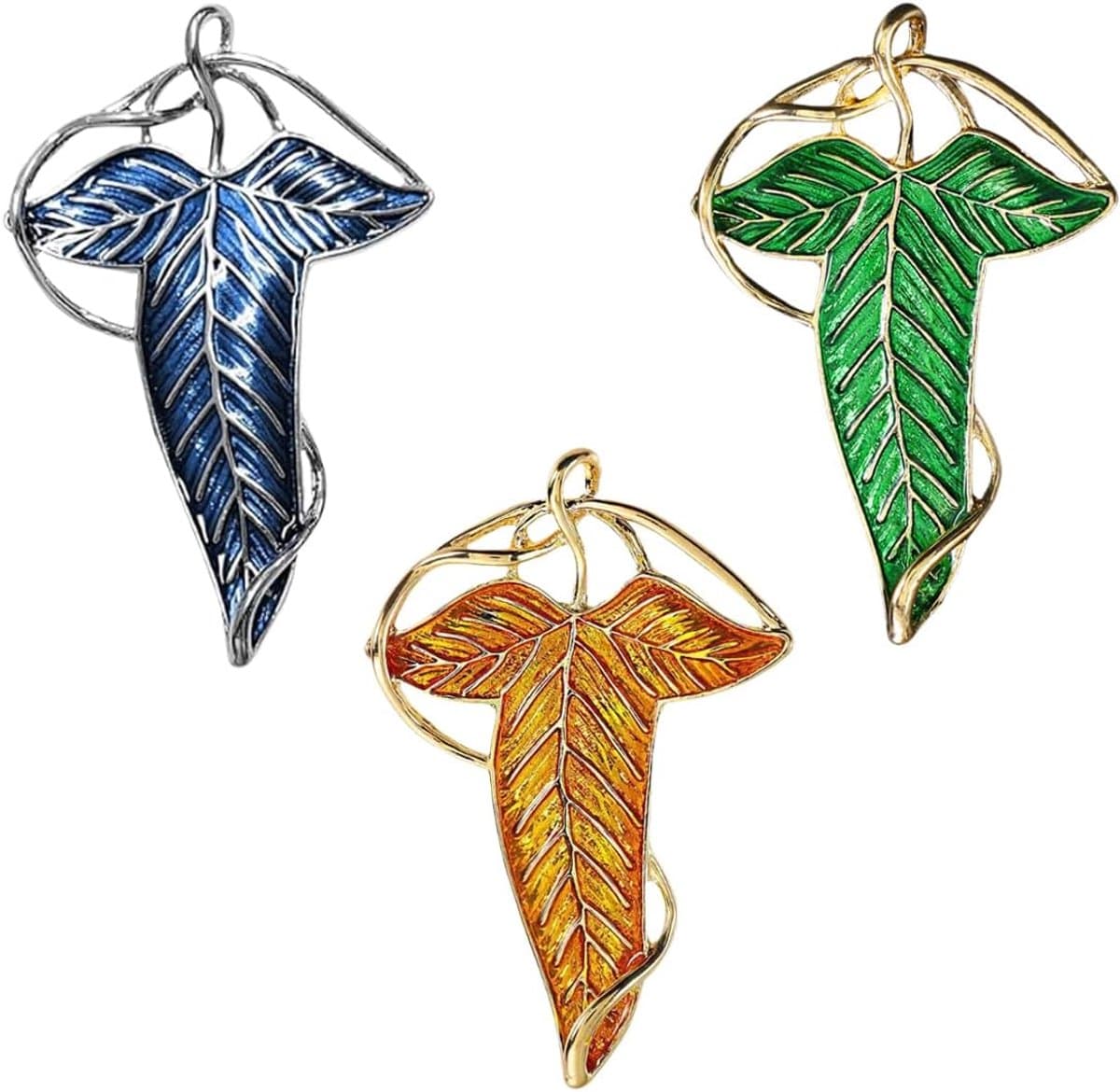 Broches, Groen en Blauw, Damesbroches, gepersonaliseerde broches, vintage broches, perfect voor Lord of the Rings-fans en Hobbit-fans — afbeelding 1