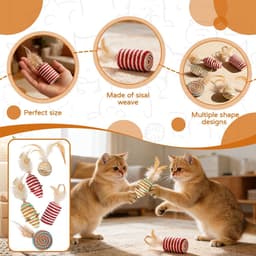 7-delige kattenspeelgoedset — thumbnail 3
