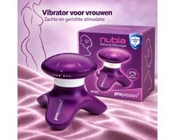 EasyMart Vibrator voor Vrouwen - Clitoris Vibrator - Mini Vibrator - Seksspeeltje voor Vrouwen - 3 Massagepunten - Op Batterijen - Compact en Discreet - Paars