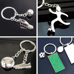 Binnensleutelhanger, mini-voetbalsleutelhanger, cadeau voor Mister voetbal, een leuk cadeau voor mannen en vrouwen, fans souvenir — thumbnail 4