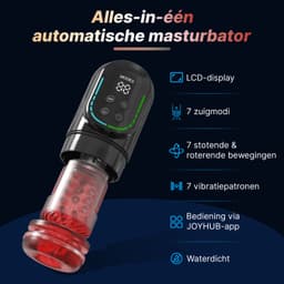 Vosoi Masturbator voor Man met AI App - Pocket Pussy met Zuigmodus - Sex Toys voor mannen- Blowjob Simulator - 343 Standen - Automatische Mastubator — thumbnail 2