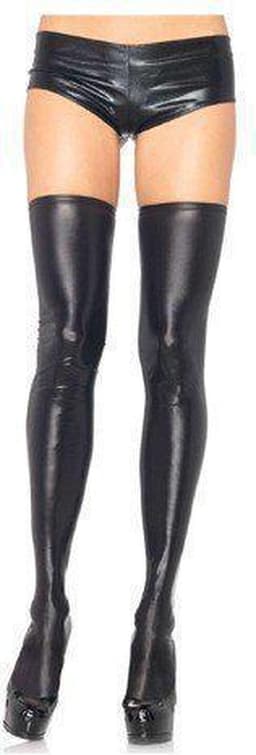 Wet Look Thigh Highs — thumbnail 1