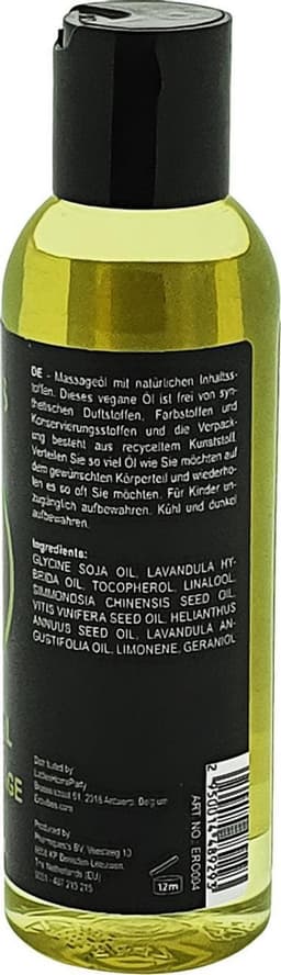 Erovibes – Massage Olie Lavendel – Ontspannende Massageolie Met Lavendelgeur – 150 ml – Geproduceerd in Nederland — thumbnail 2