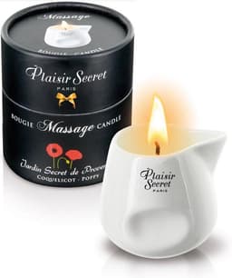 Plaisir Secret - Massagekaars Klaproos 80 ml — thumbnail 1