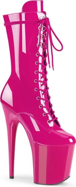 Pleaser - FLAMINGO-1050 Plateau Laarzen - Paaldans schoenen - 39 Shoes - Roze — thumbnail 1
