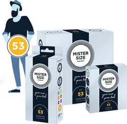 MISTER SIZE 53 Ultra Dunne M condooms (10 pack) — thumbnail 5