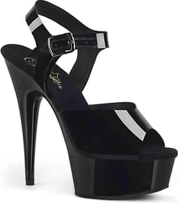 DELIGHT-608N (EU 39 = US 9) 6 Heel, 1 3/4 PF Ankle Strap Sandal — thumbnail 1
