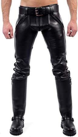 Mister B Leather FXXXer Jeans All Black 31 — thumbnail 1