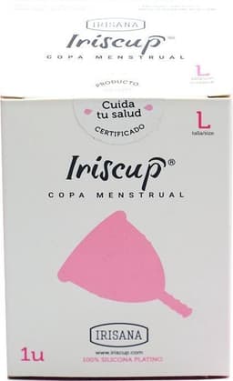 IRISCUP - LARGE PINK MONTH CUP + FREE STERILIZER BAG — thumbnail 1
