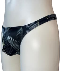 LekkerStout Slim Fit String - Zwart - Sexy Herenondergoed | L | ( LS112 ) — thumbnail 3