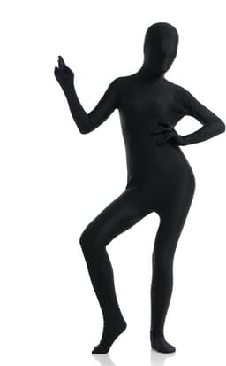 Zentai Bodysuit Spandex Volledig Lichaam Kostuum Unisex - Zwart (Maat XL) — thumbnail 3