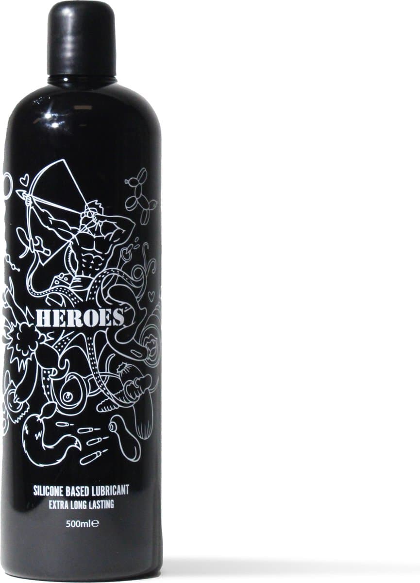Heros Glijmiddel = HEROES Siliconen Glijmiddel - 500 ml — afbeelding 1