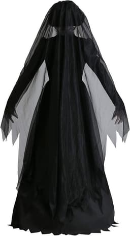 Dames Halloween Kostuum - Zwarte Vleermuis, Engel, Duivel of Heks Outfit — thumbnail 4