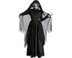 Dames Halloween Kostuum - Zwarte Vleermuis, Engel, Duivel of Heks Outfit