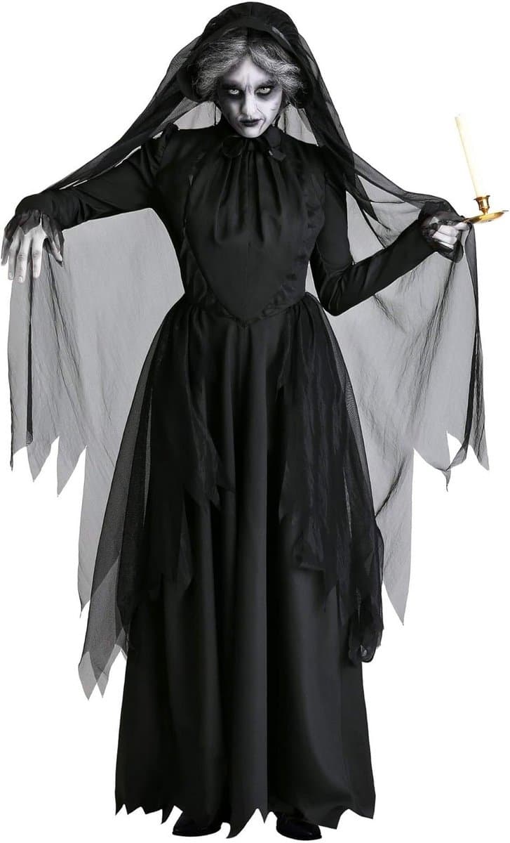 Dames Halloween Kostuum - Zwarte Vleermuis, Engel, Duivel of Heks Outfit — afbeelding 1