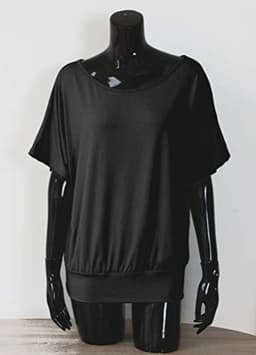 Oversized T-shirt met Vleermuismouwen voor Dames - Comfortabel en Stylish — thumbnail 3