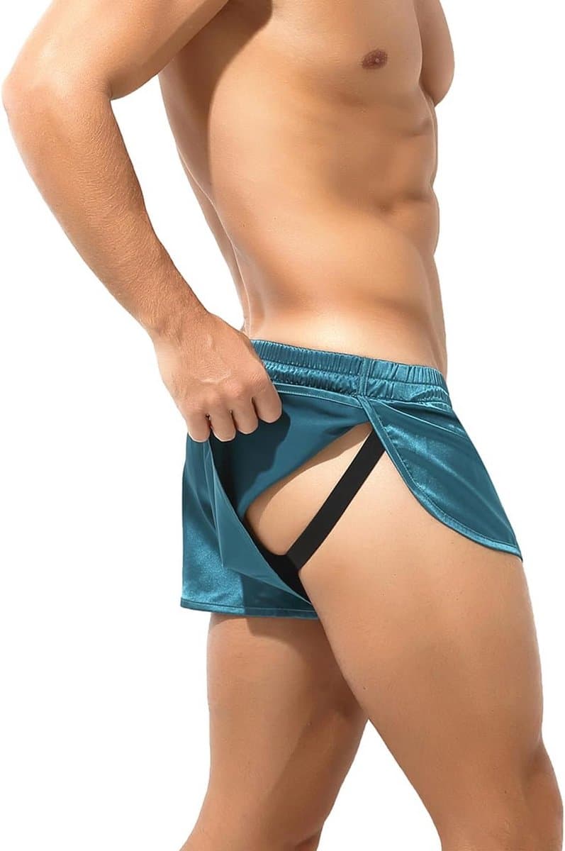 Boxer Heren Sexy Shorts Jockstrap Ondergoed String Pyjama en Sport — afbeelding 1