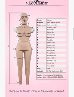 Bodysuit- cup E- Nepborsten-Full Body- Siliconen- Body Suit- Cosplay-Travestie- Siliconen Gezicht- — thumbnail 5