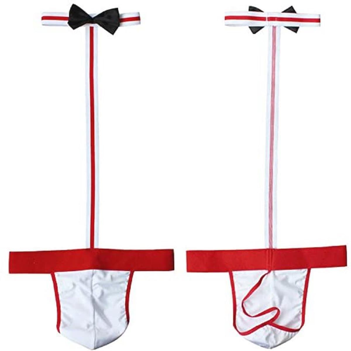 VemeFufu String voor heren, Borat mankini, sexy ondergoed, badpak, string, borot, lingerie, kostuum voor mannen, Halloween, kerstcadeau, eenheidsmaat — afbeelding 1