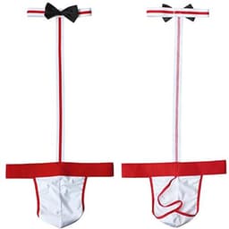 VemeFufu String voor heren, Borat mankini, sexy ondergoed, badpak, string, borot, lingerie, kostuum voor mannen, Halloween, kerstcadeau, eenheidsmaat — thumbnail 1
