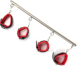 Oneay BDSM Spreidstang met Hand- en Enkelboeien – Afneembare en Verstelbare Bondage Stang – Voor SM-Spelletjes, Stellen en Volwassenen – 63 cm — thumbnail 1