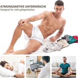 Satijnen boxershorts voor heren - Sexy ondergoed voor comfort en stijl — thumbnail 3