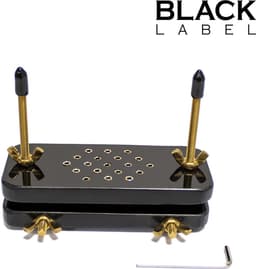 Black Label - Ball Crusher met Spikes - Zwart/Goud — thumbnail 1