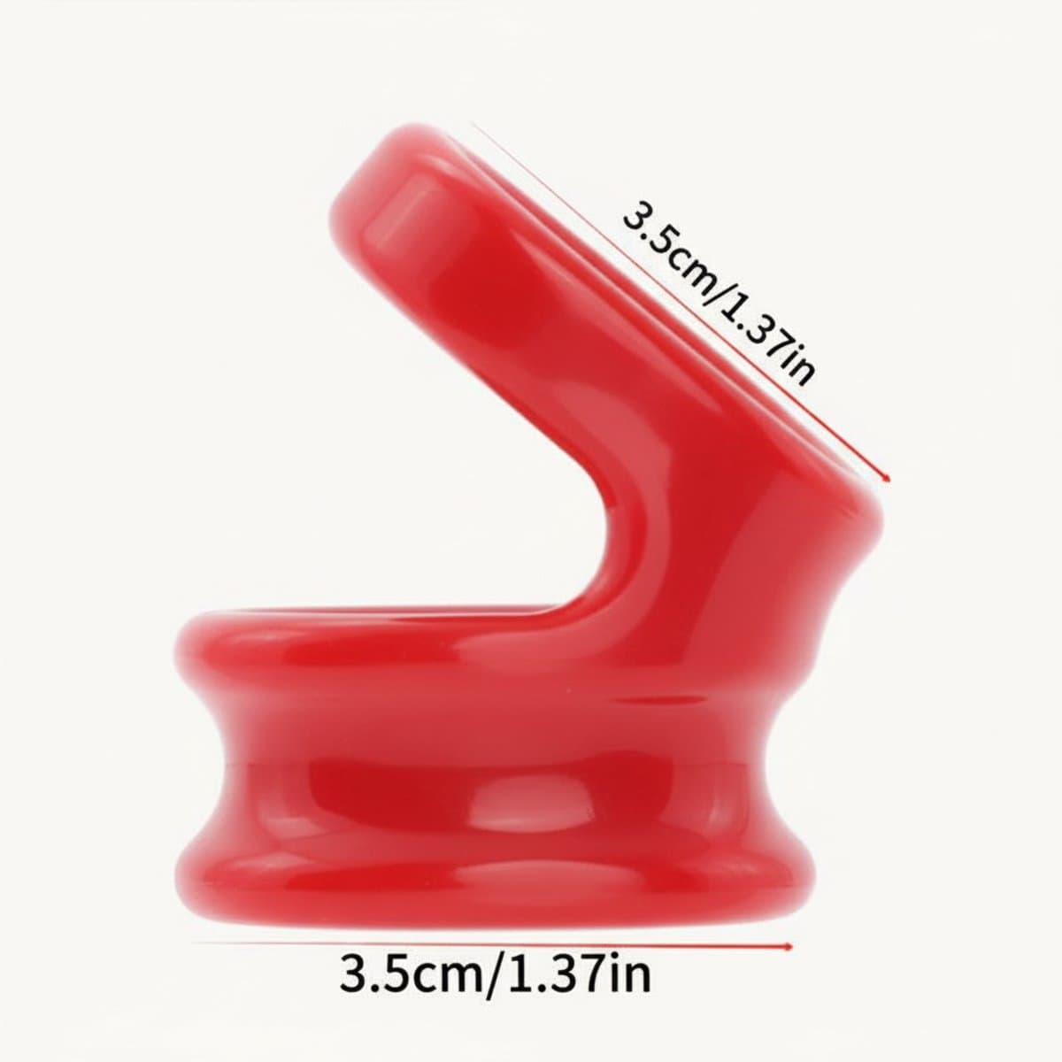 Zachte Ballstretcher - Siliconen - Penisring - Cockring - CBT - Ballenstrekker - Ballenspreider — afbeelding 1