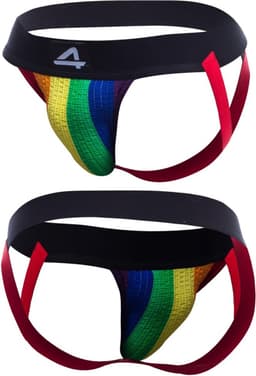 Cut4Men - Sexy Jockstrap - Pride - Rainbow L — thumbnail 5