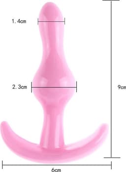 Buttplug I Anaal Plug I Butt Plug I Mini Buttplug I Voor Hem Of Haar I 9 CM Inbrenglengte I Siliconen I Paars — thumbnail 3