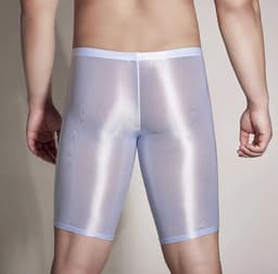Erotische transparante heren short - Korte broek - Stretch - One size - Sexy heren lingerie - Uitdagende look - Goede kwaliteit — thumbnail 4
