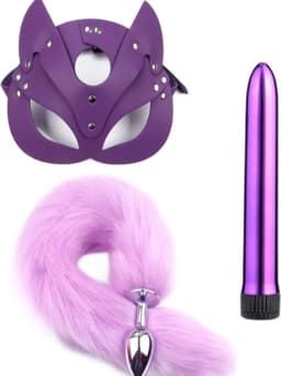 BDSM sex set - Paars - 14 stuks - Sex toys - Erotisch spel - Sex set - Rollespel - Sex toys voor koppels — thumbnail 5