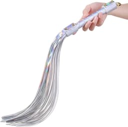 Glanzende Regenboog Bondage Flogger – BDSM Zweep – Fetish Accessoire — thumbnail 1